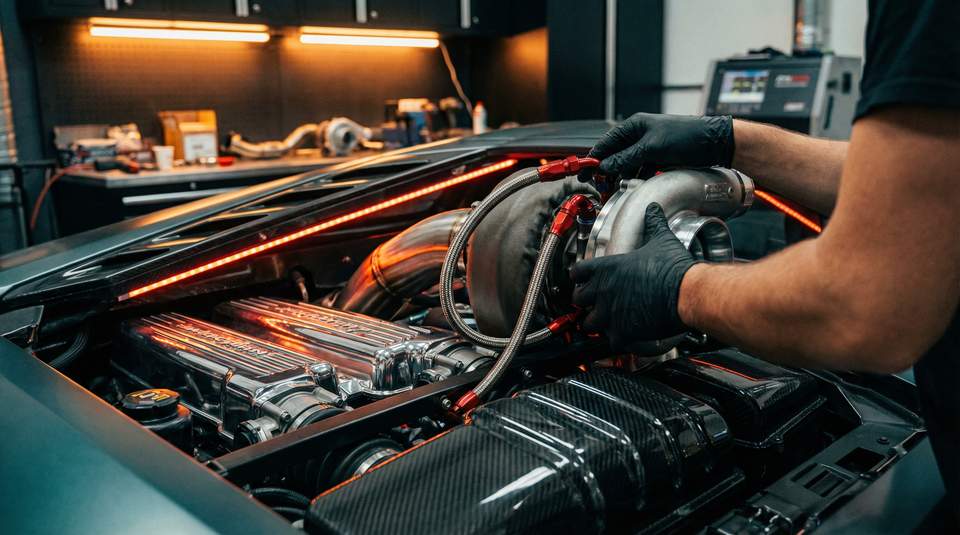 抖音风视频：兰博基尼涡轮改装视频教程